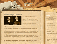 Tablet Screenshot of firstflightcentennial.org